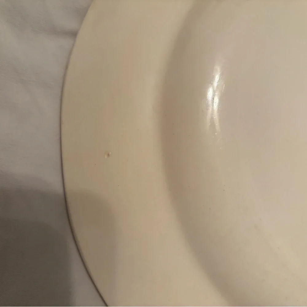 Vintage Wood & Sons country green dinner plate